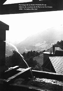 COLO JEUNE FRANCE 1956 fontaine a Rombel